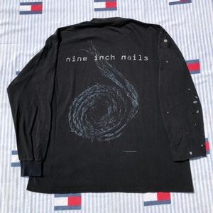 Vintage 1995 Nine Inch Nails long sleeve band tee
